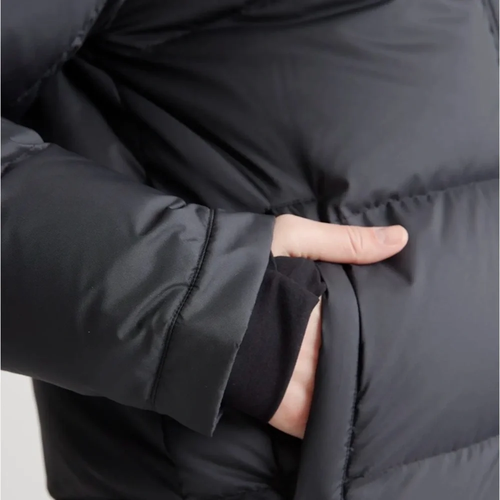Quince Black Puffer Coat - Picture 6 of 8